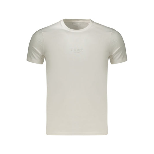Guess Jeans White Cotton T-Shirt