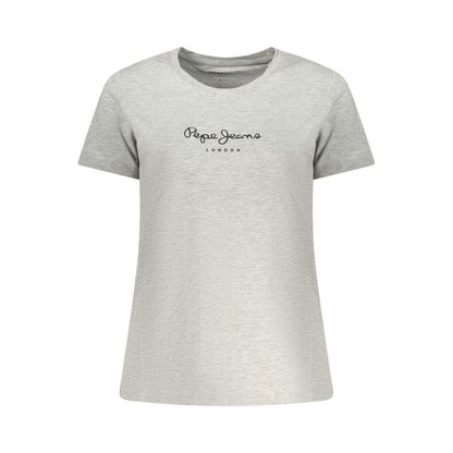 Pepe Jeans Grigio Cotton Women's T-Shirt