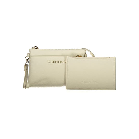 Mario Valentino Beige Polyethylene Wallet