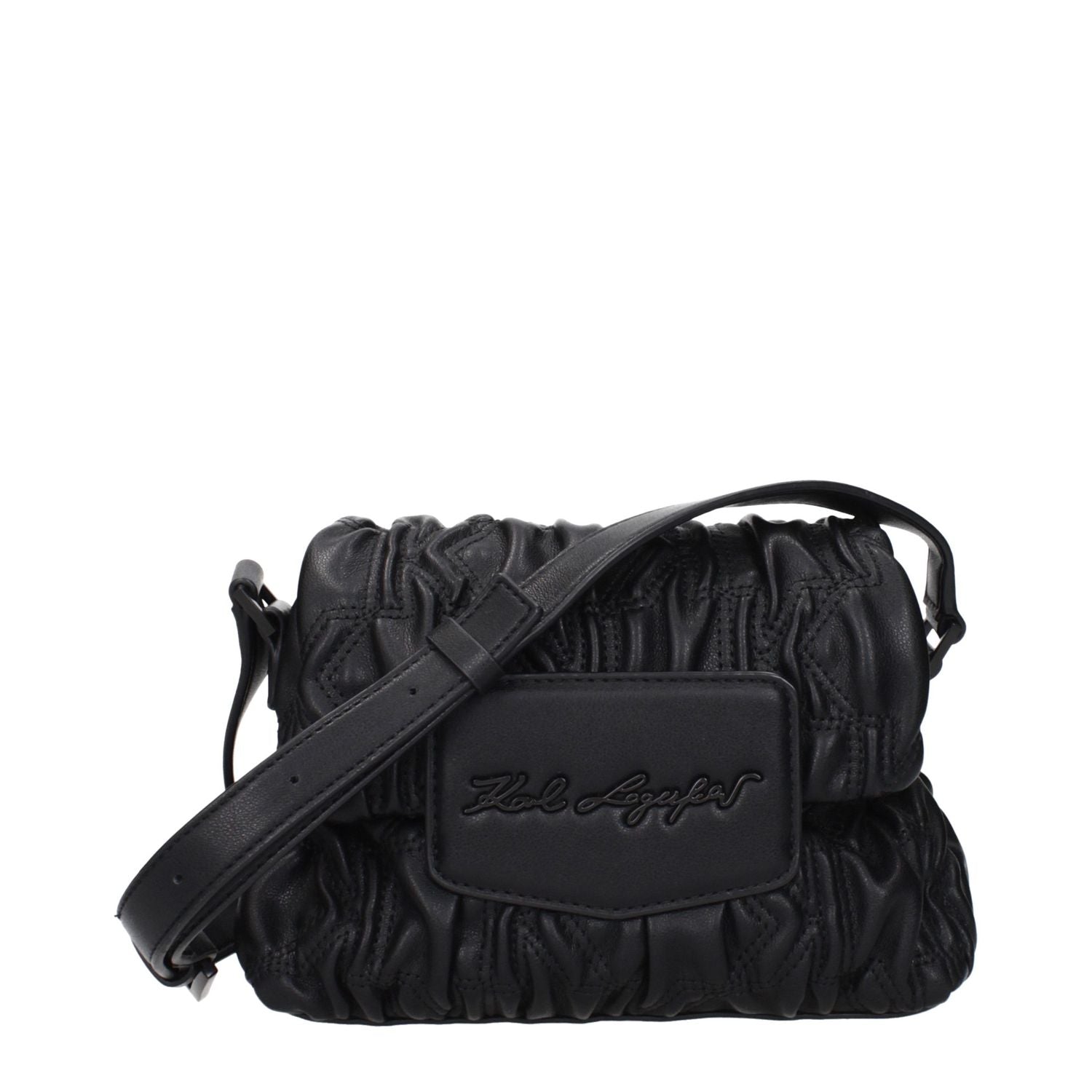 Karl Lagerfeld Black Polyester Crossbody Bag