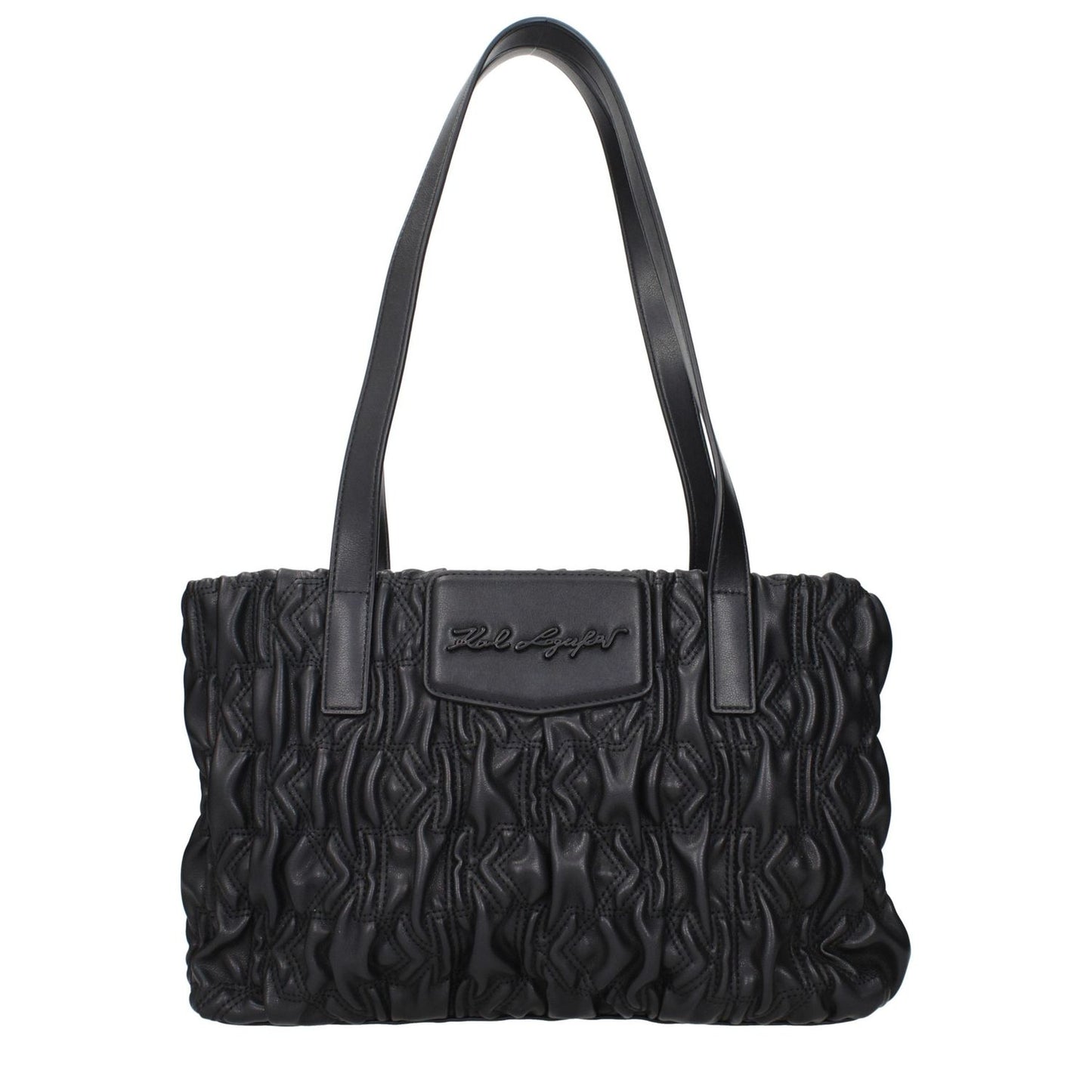 Karl Lagerfeld Black Polyester Shoulder Bag