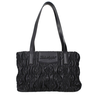Karl Lagerfeld Black Polyester Shoulder Bag