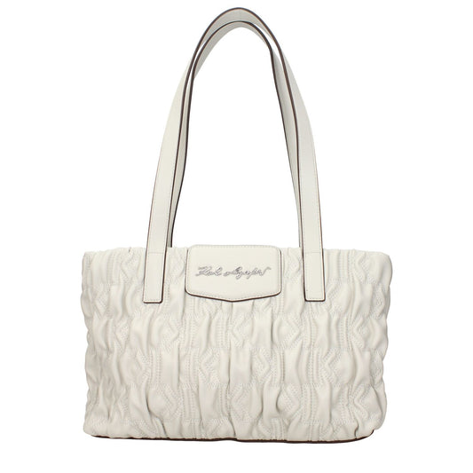 Karl Lagerfeld Gray Polyester Shoulder Bag