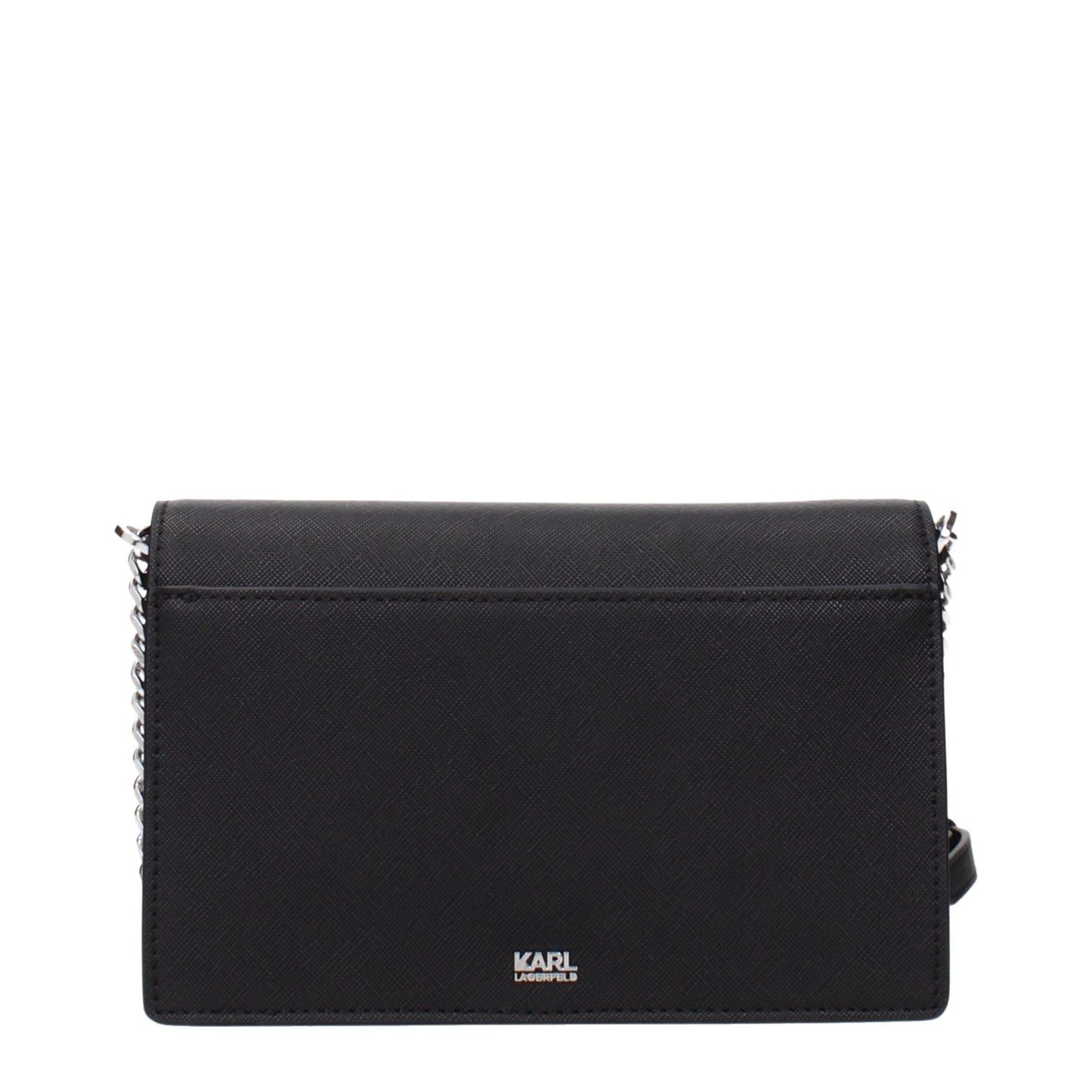 Karl Lagerfeld Black Polyethylene Crossbody Bag