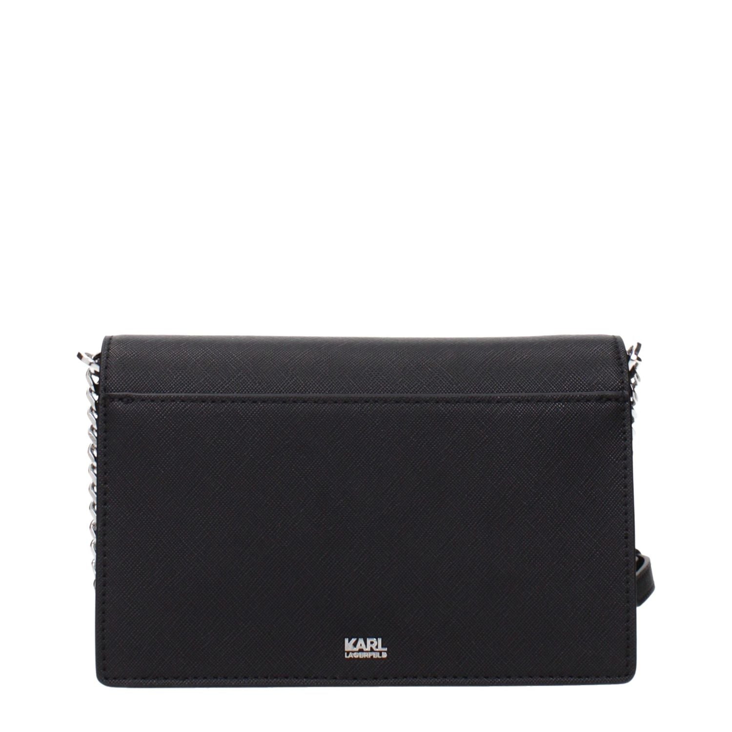 Karl Lagerfeld Black Polyethylene Crossbody Bag