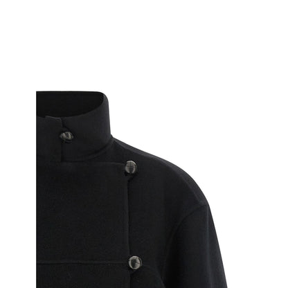 Rohe Black Wool Coat