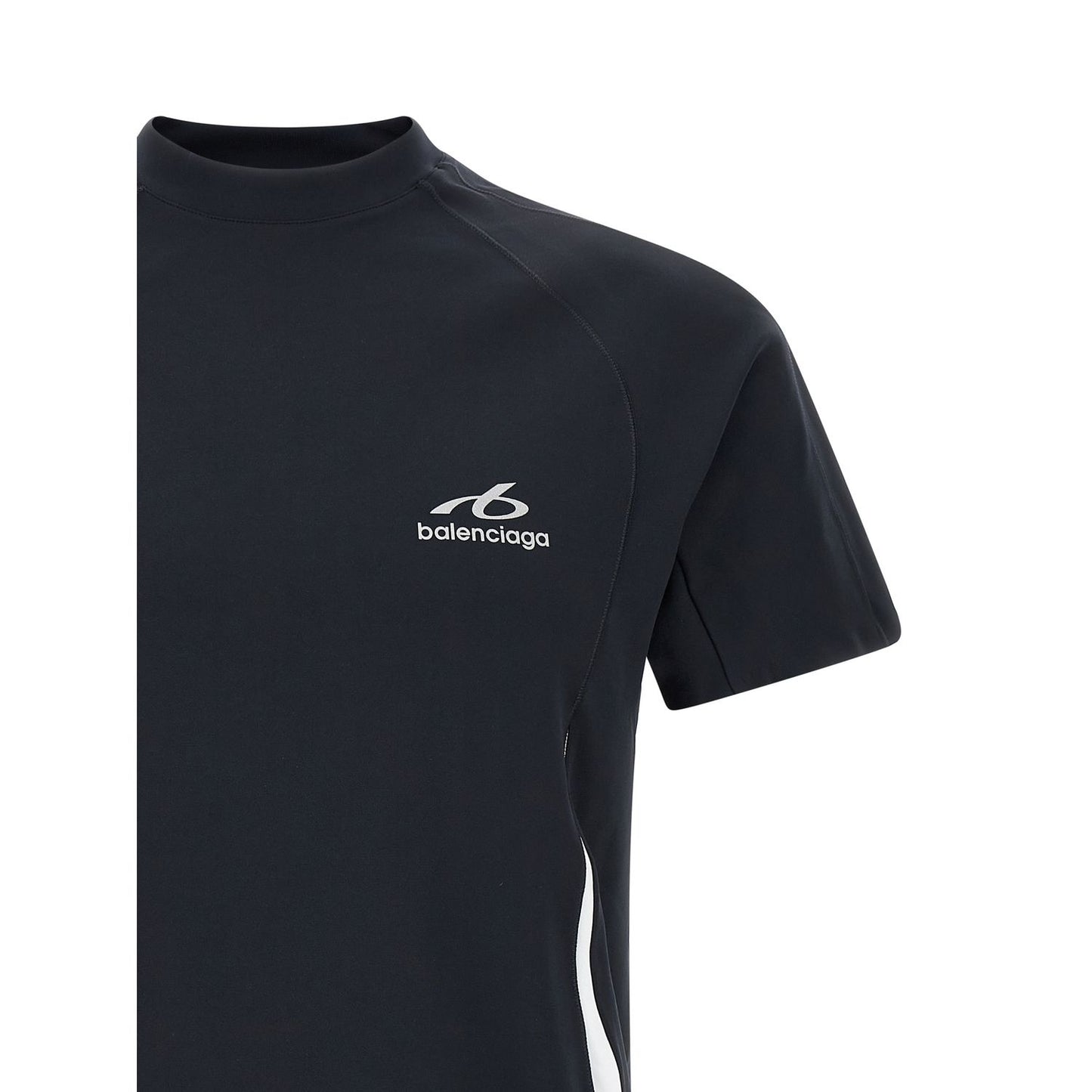 Balenciaga Blue Polyamide T-Shirt