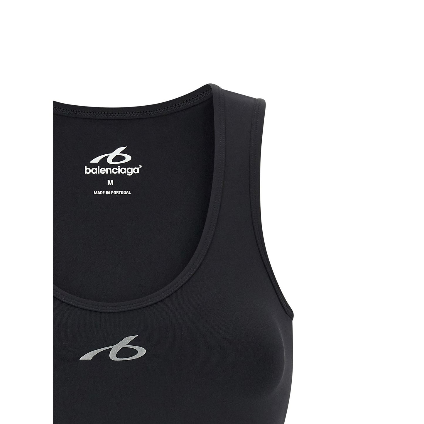 Balenciaga Black Polyamide Sport Bra