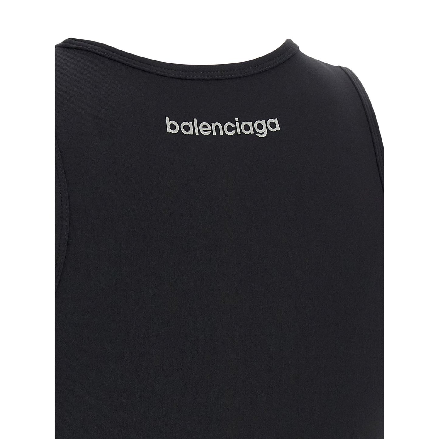 Balenciaga Black Polyamide Sport Bra
