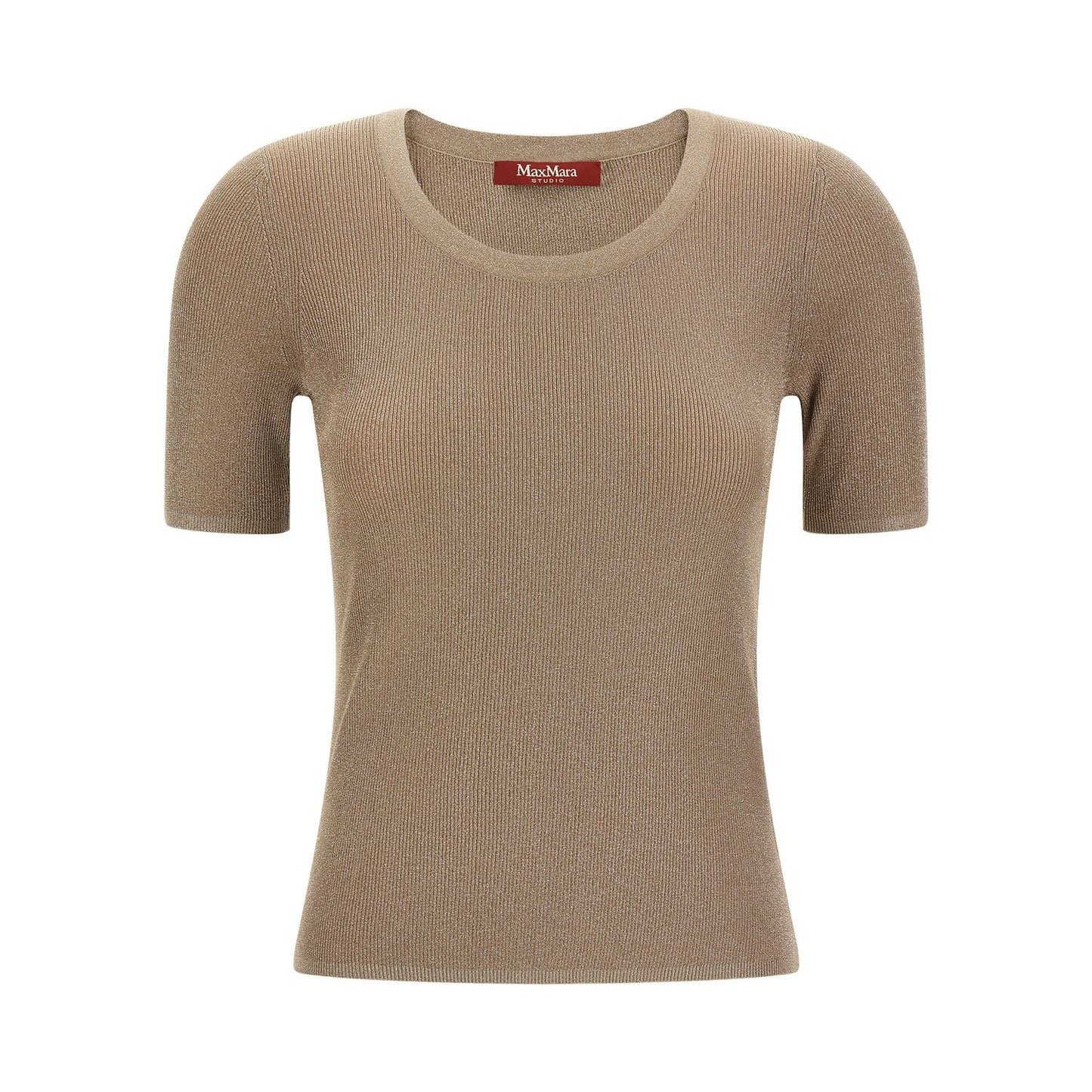 Max Mara Beige Polyamide T-Shirt