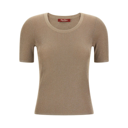 Max Mara Beige Polyamide T-Shirt