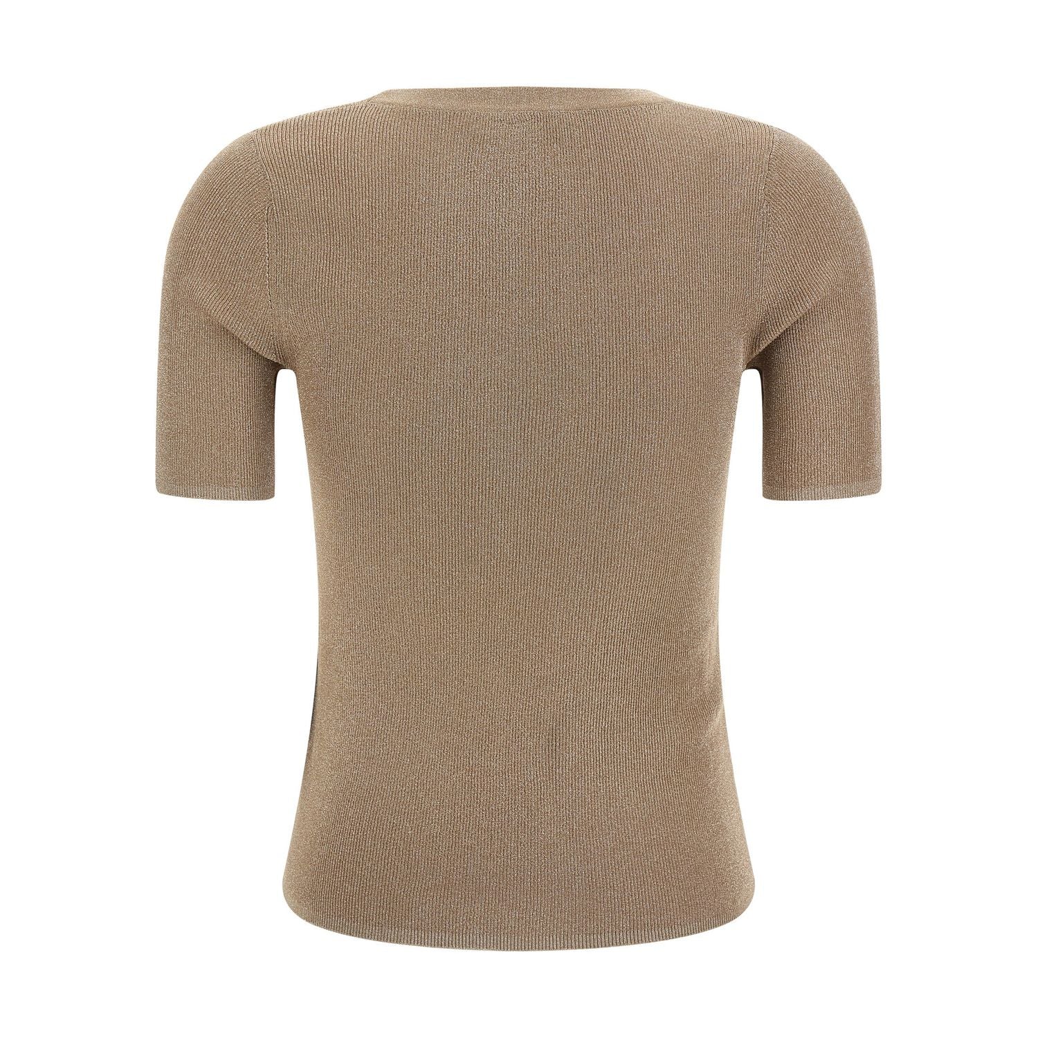 Max Mara Beige Polyamide T-Shirt