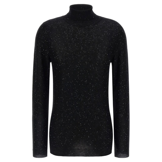 Fabiana Filippi Black Wool Cardigan