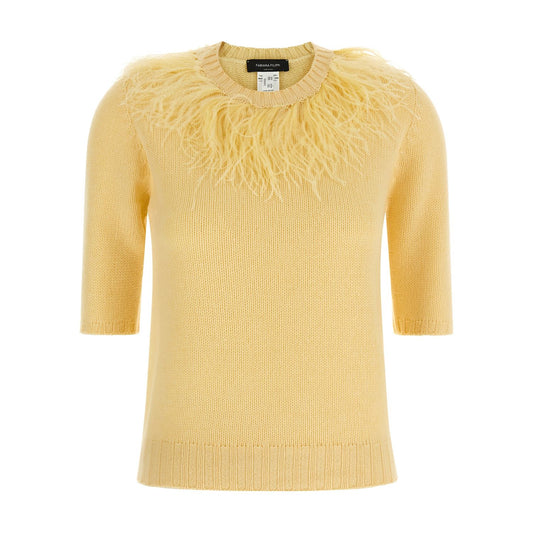 Fabiana Filippi Bicolor Virgin Wool Cardigan
