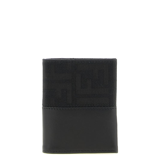 Fendi Black Polyester Cardholder