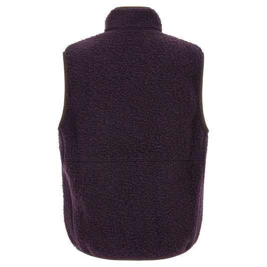 Moncler Purple Polyester Sleeveless Jacket