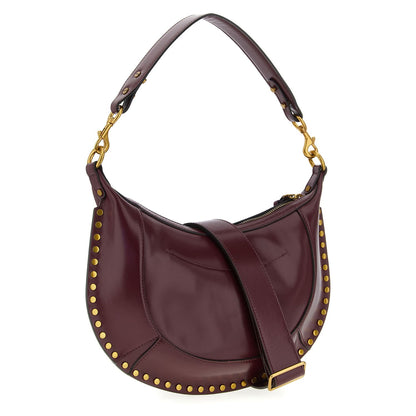 Isabel Marant Bordeaux Calfskin Shoulder Bag