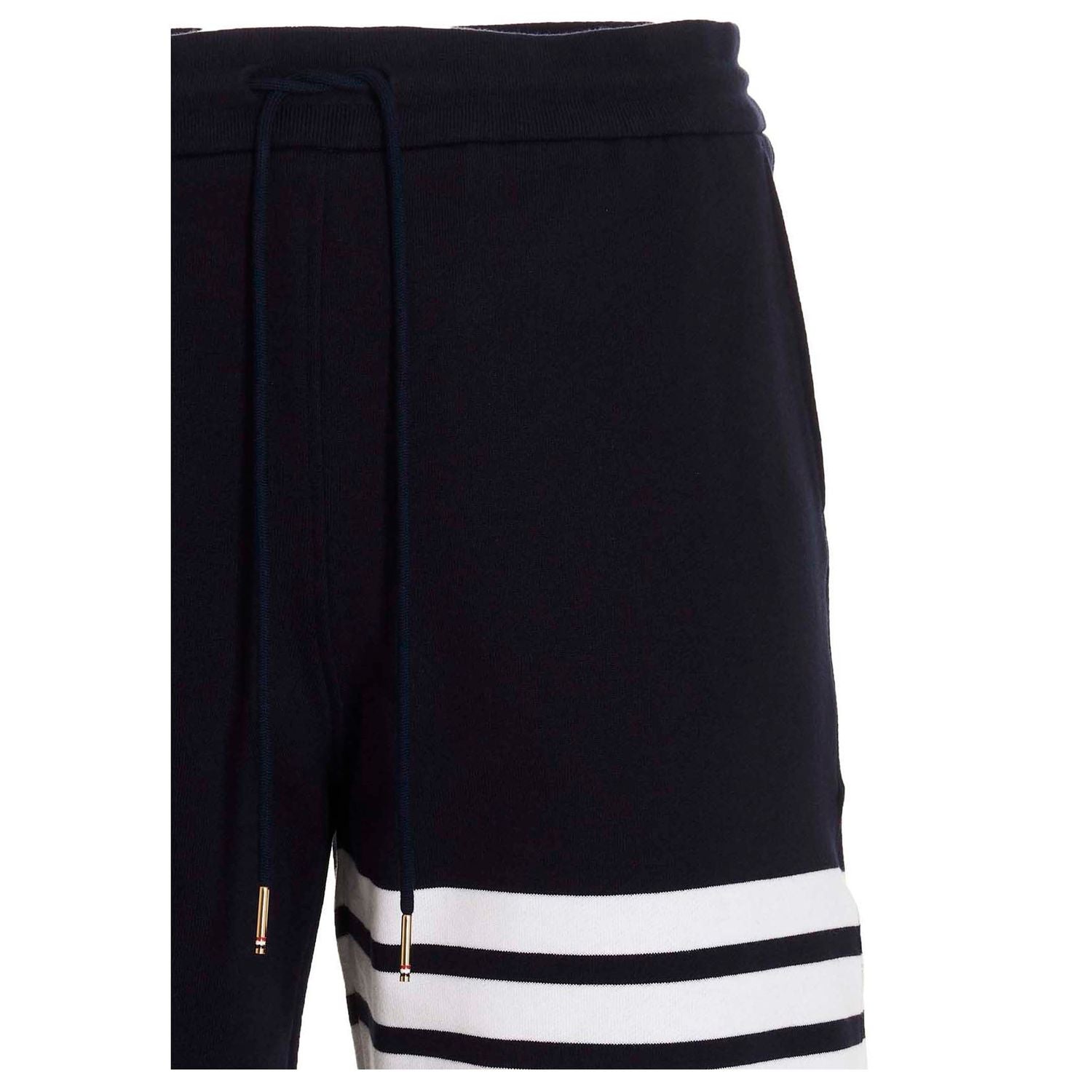 Thom Browne Blue Cotton Bermuda Shorts