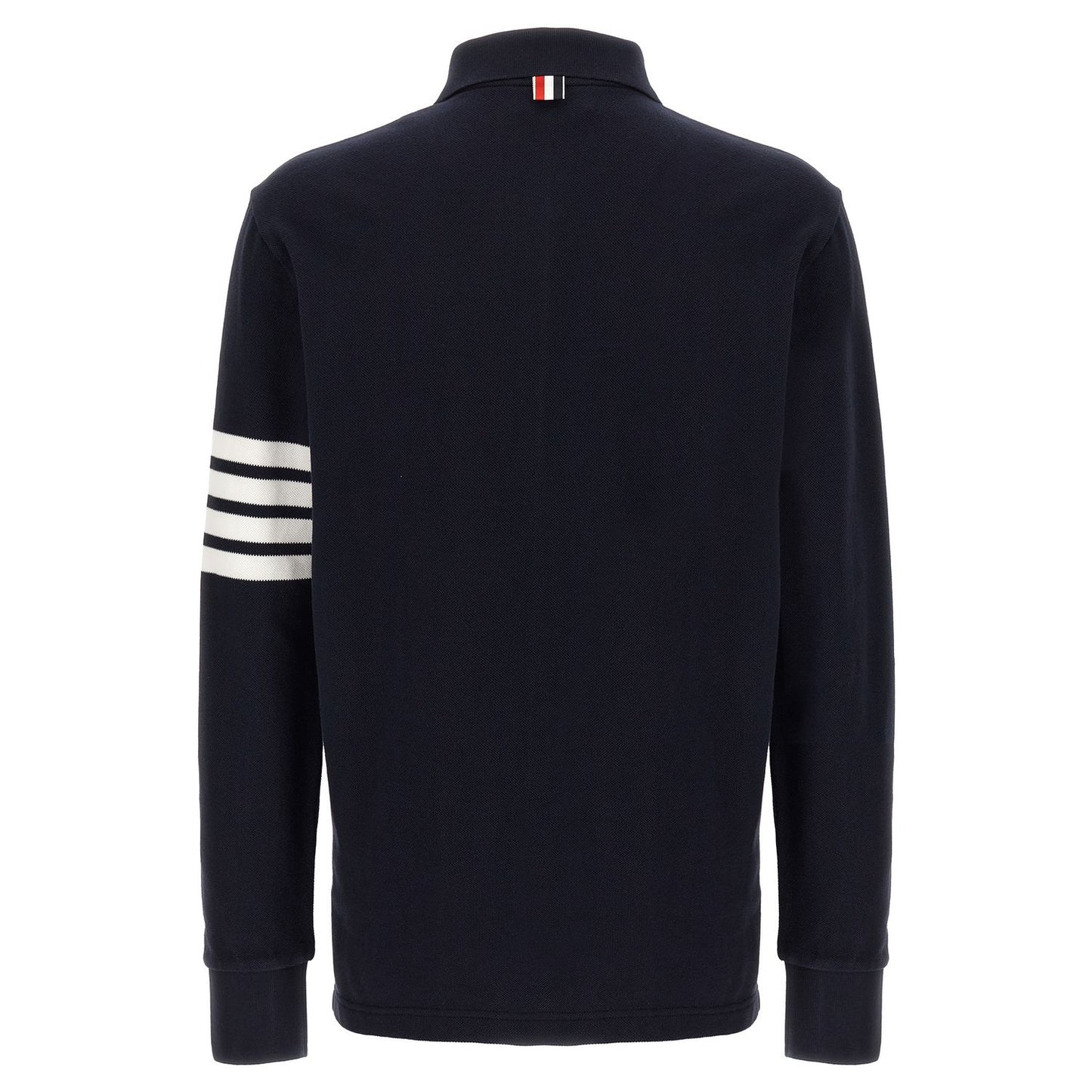 Thom Browne Blue Cotton Polo Shirt