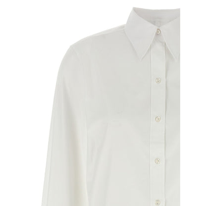Thom Browne White Cotton Blouse