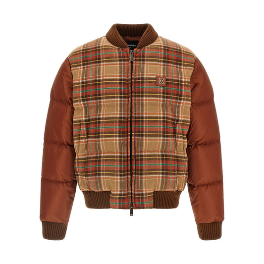Dsquared² Brown Marabou Bomber