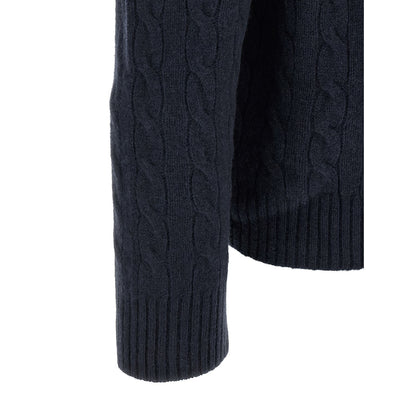 Polo Ralph Lauren Blue Wool Cardigan
