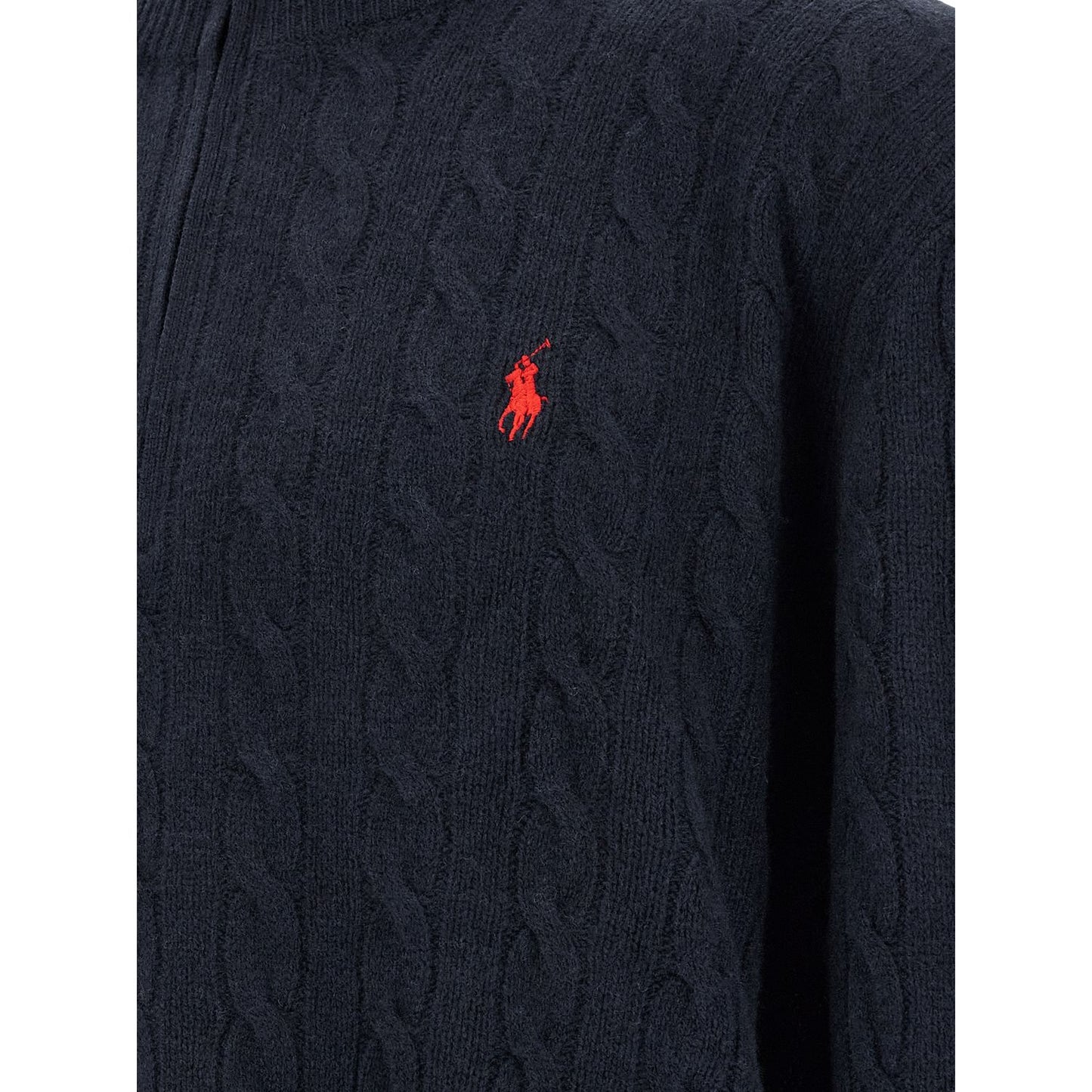 Polo Ralph Lauren Blue Wool Cardigan
