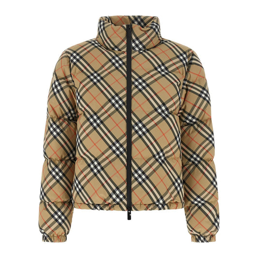 Burberry Beige Polyester Full-Length Jacket