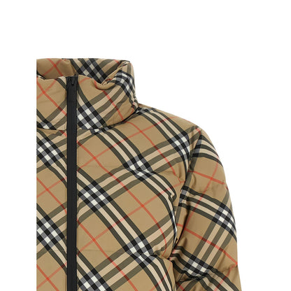 Burberry Beige Polyester Full-Length Jacket