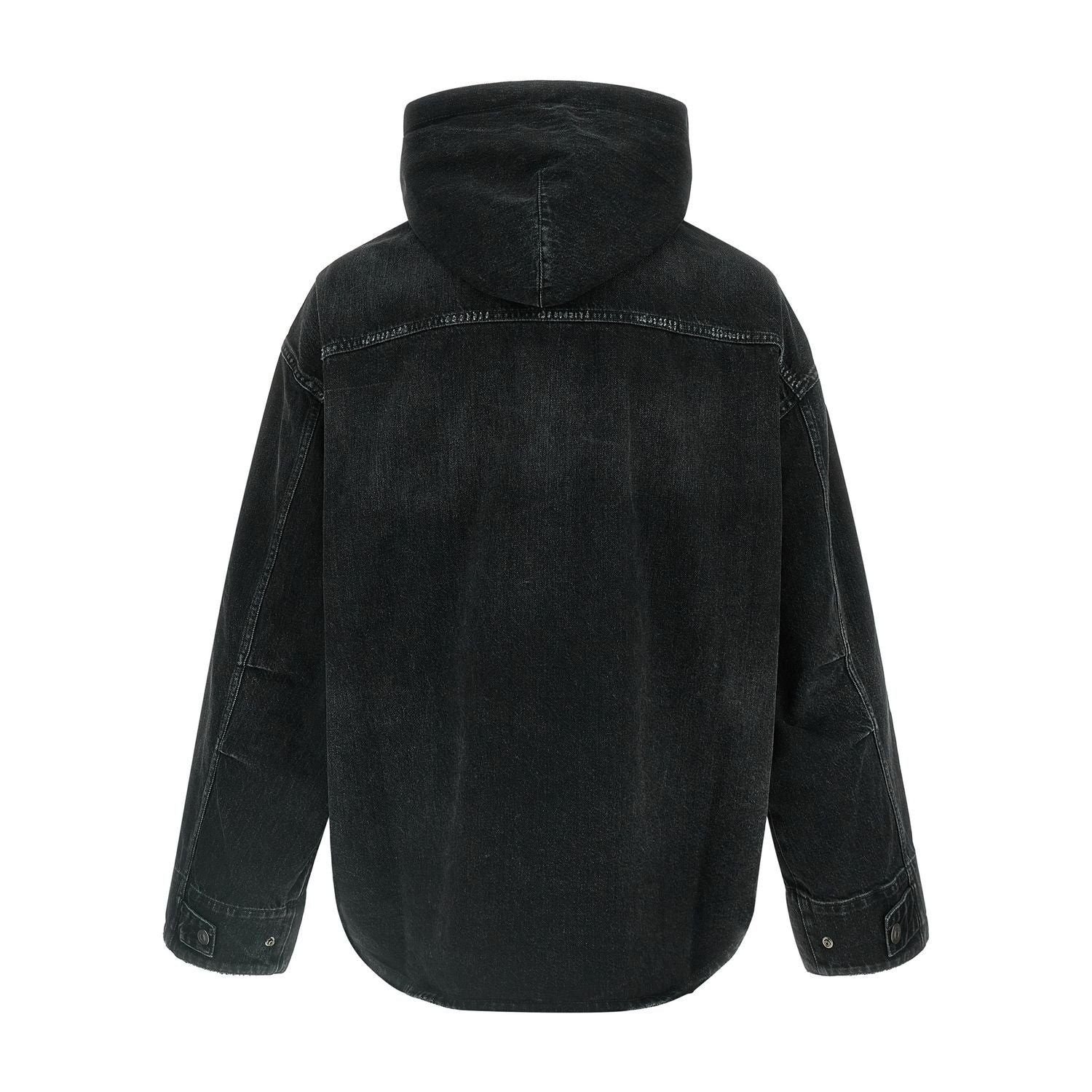 Balenciaga Black Cotton Denim Jacket