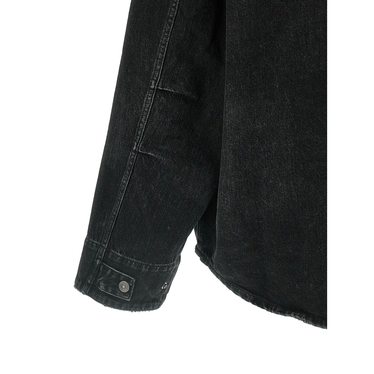 Balenciaga Black Cotton Denim Jacket