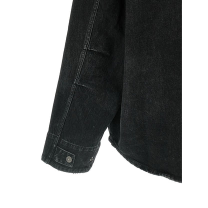 Balenciaga Black Cotton Denim Jacket