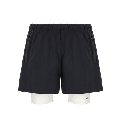 Balenciaga Bicolor Polyamide Bermuda Shorts