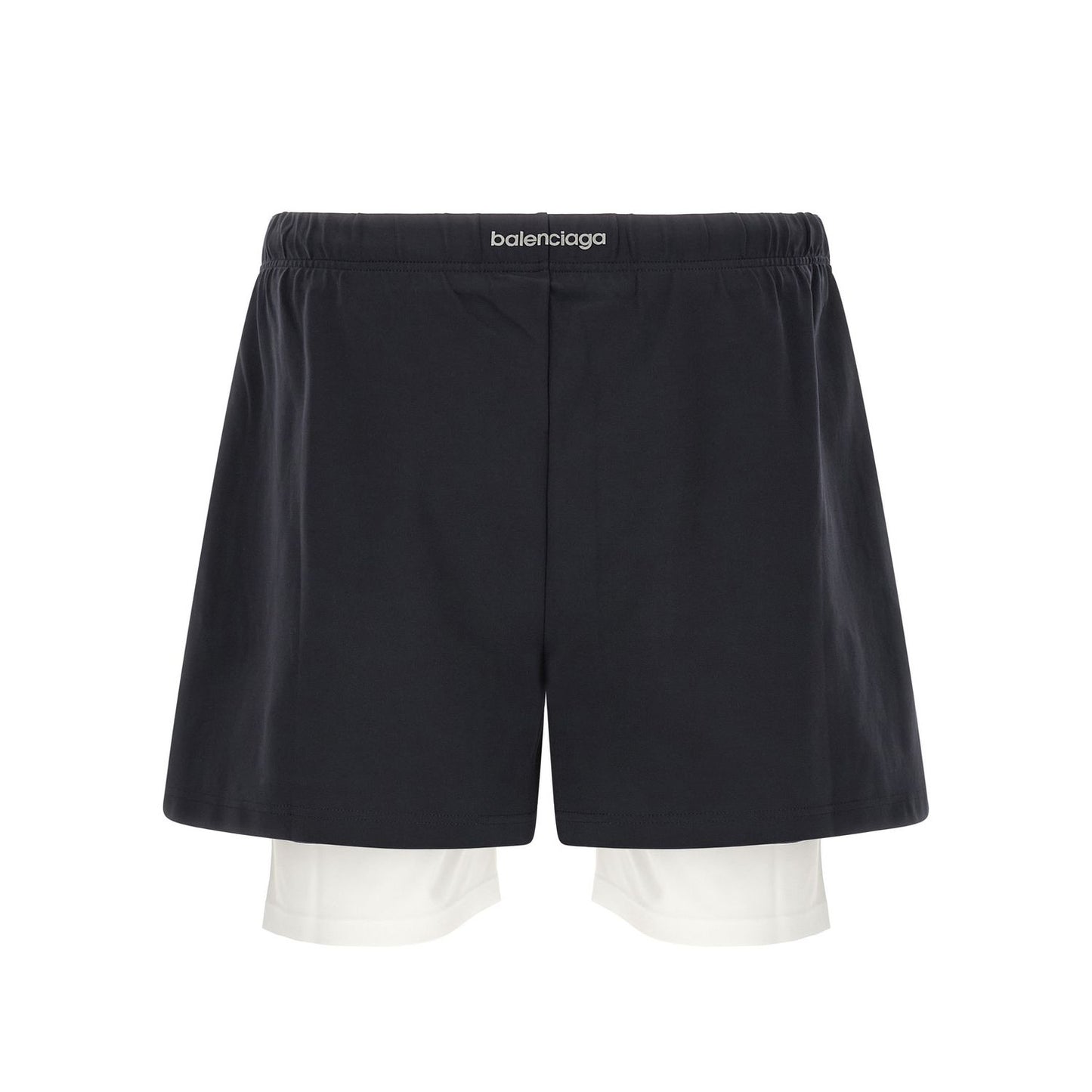 Balenciaga Bicolor Polyamide Bermuda Shorts