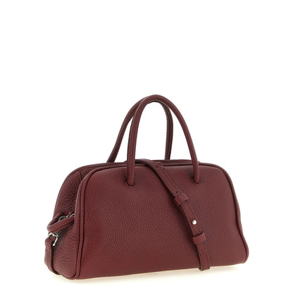 Jacquemus Bordeaux Calfskin Handbag