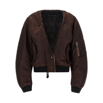 Maison Margiela Brown Polyamide Bomber