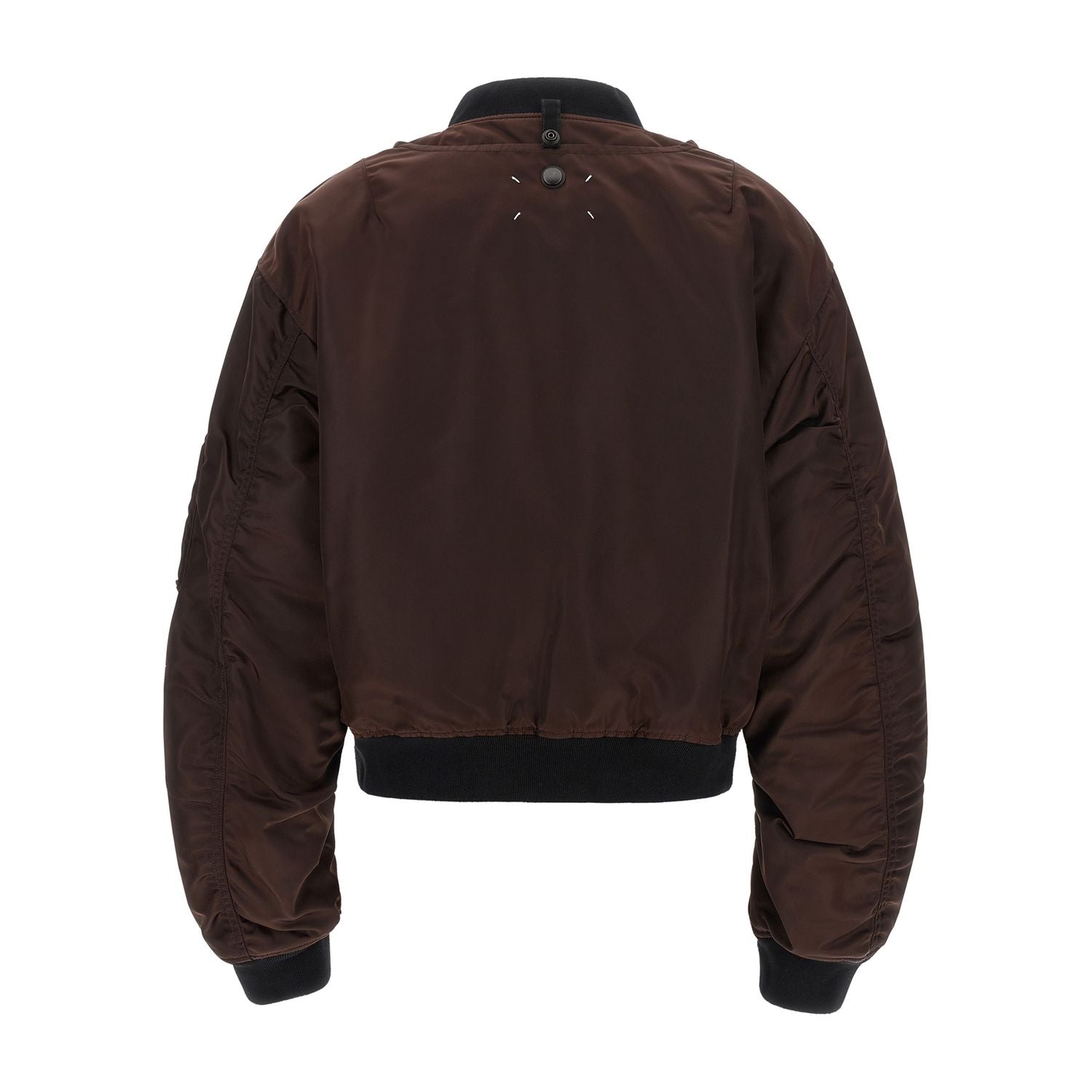 Maison Margiela Brown Polyamide Bomber