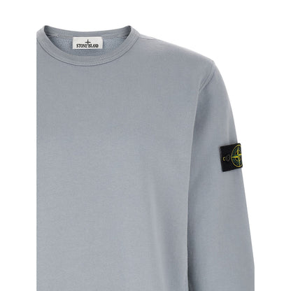 Stone Island Gray Cotton Sweatshirt