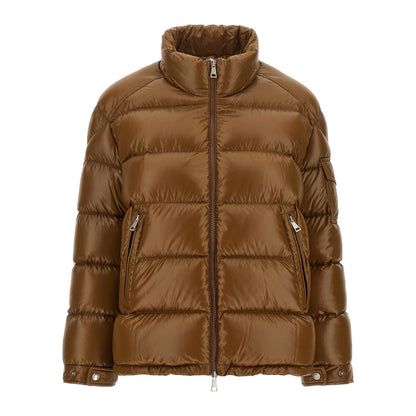 Moncler Brown Polyamide Full-Length Jacket