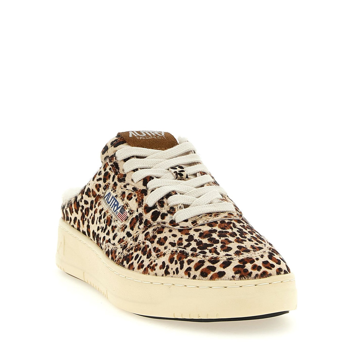 Autry Brown Cowhide Low Top Sneakers