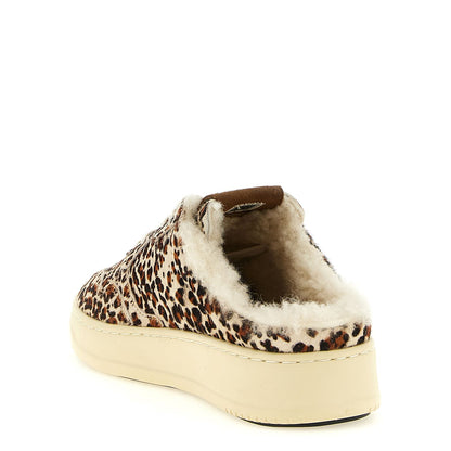Autry Brown Cowhide Low Top Sneakers