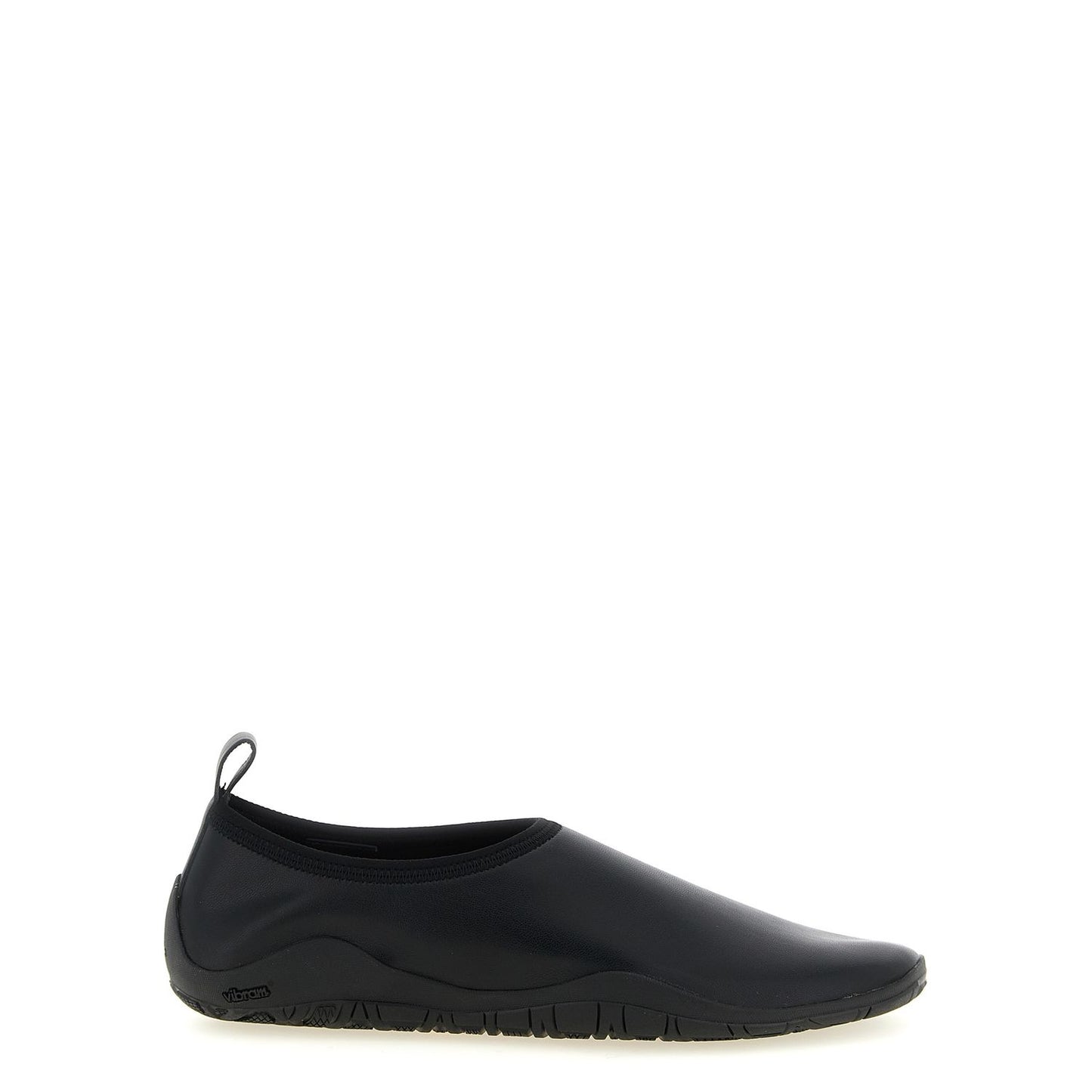 Jil Sander Black Polyethylene Flats