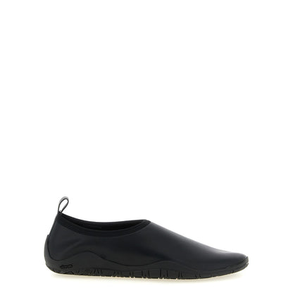 Jil Sander Black Polyethylene Flats