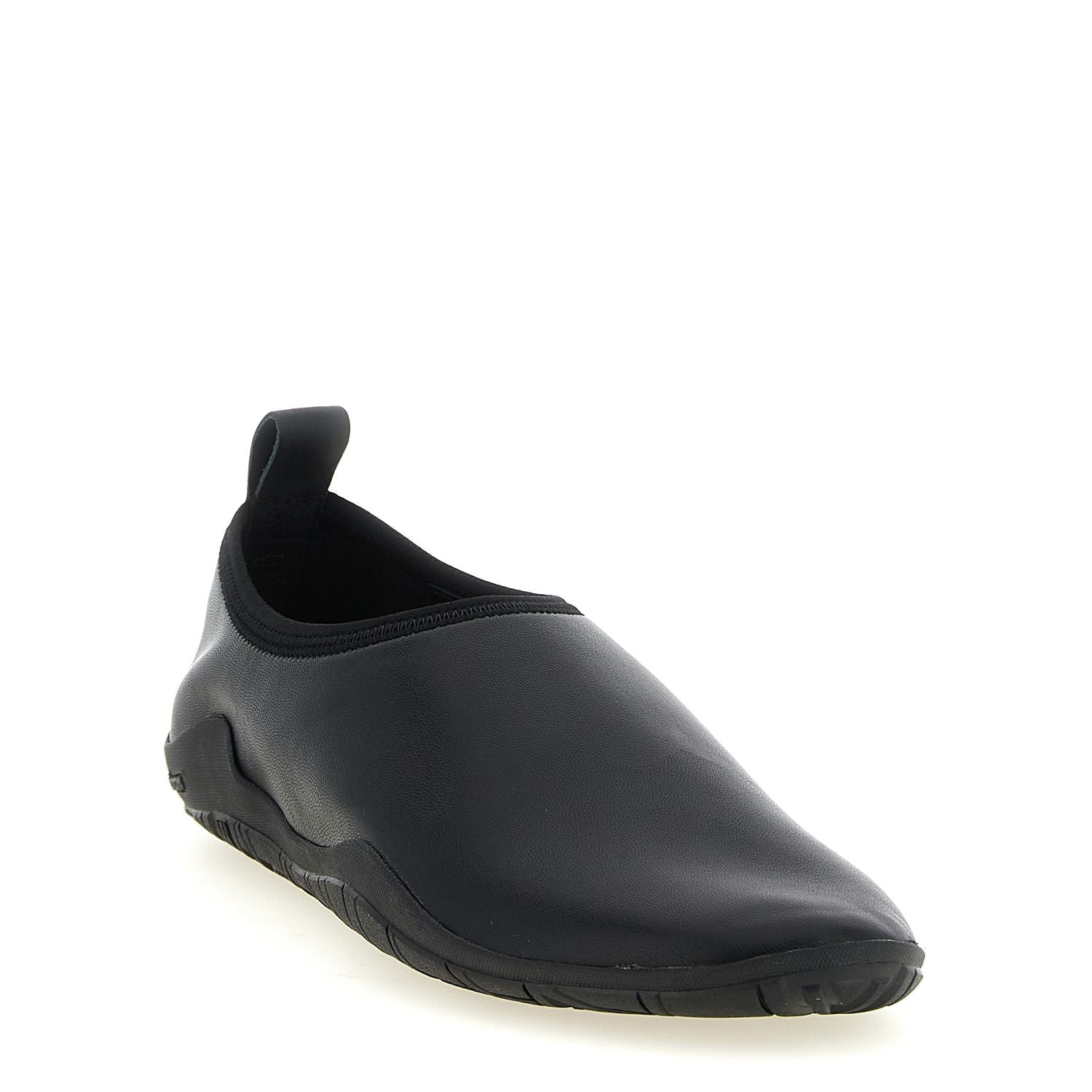Jil Sander Black Polyethylene Flats