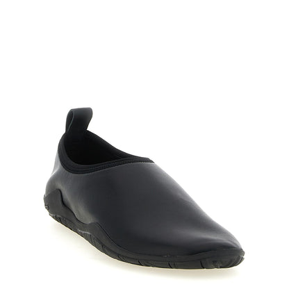 Jil Sander Black Polyethylene Flats