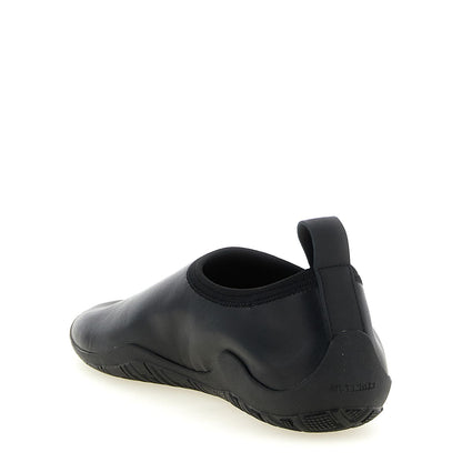 Jil Sander Black Polyethylene Flats