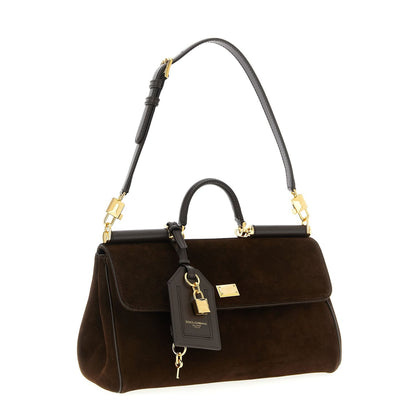 Dolce & Gabbana Brown Calfskin Handbag