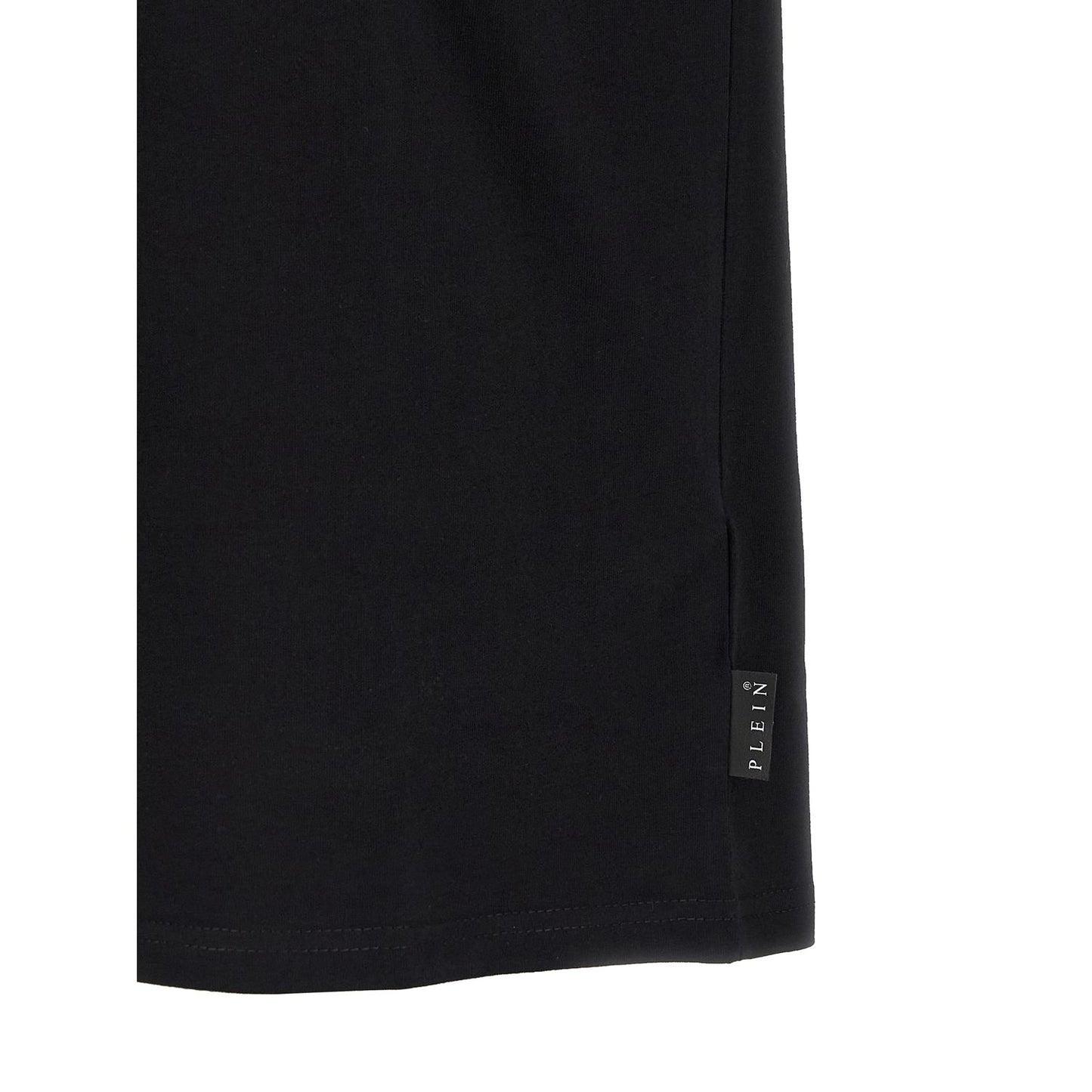 Philipp Plein Black Cotton T-Shirt