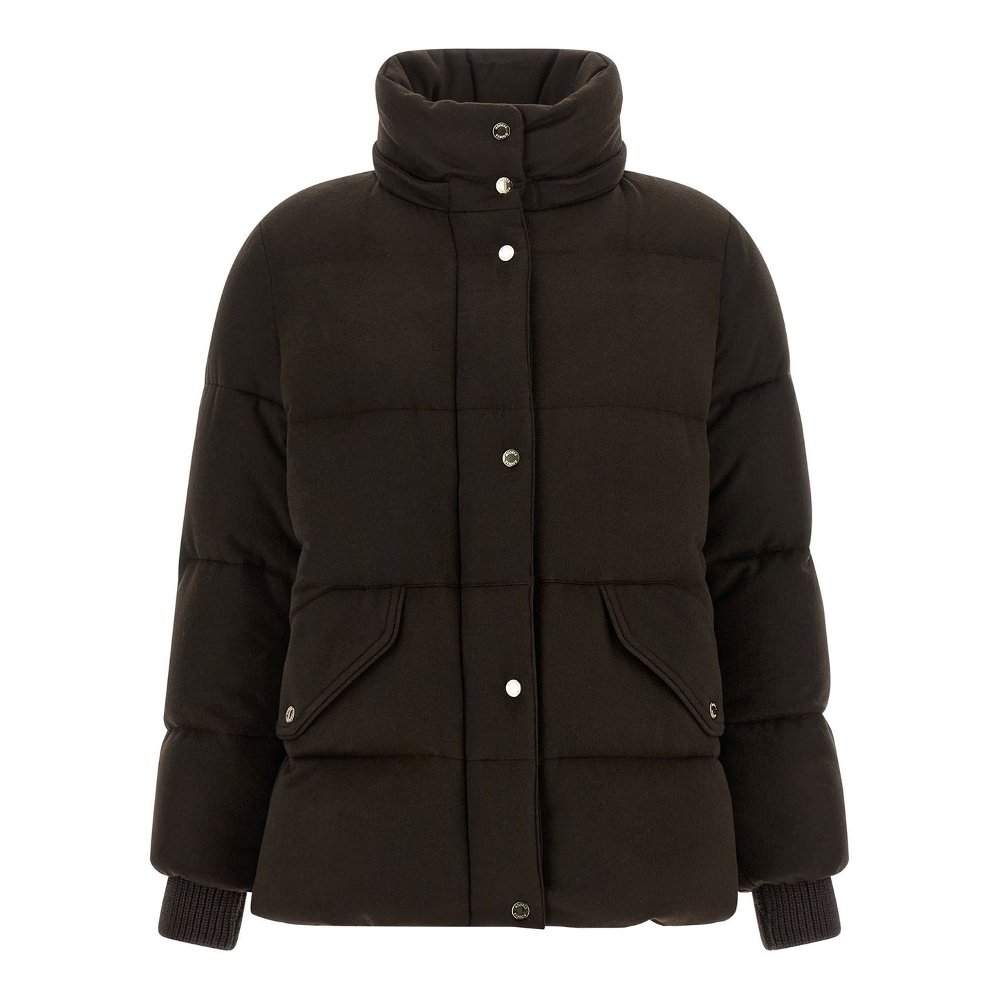 MooRER Brown Wool Full-Length Jacket