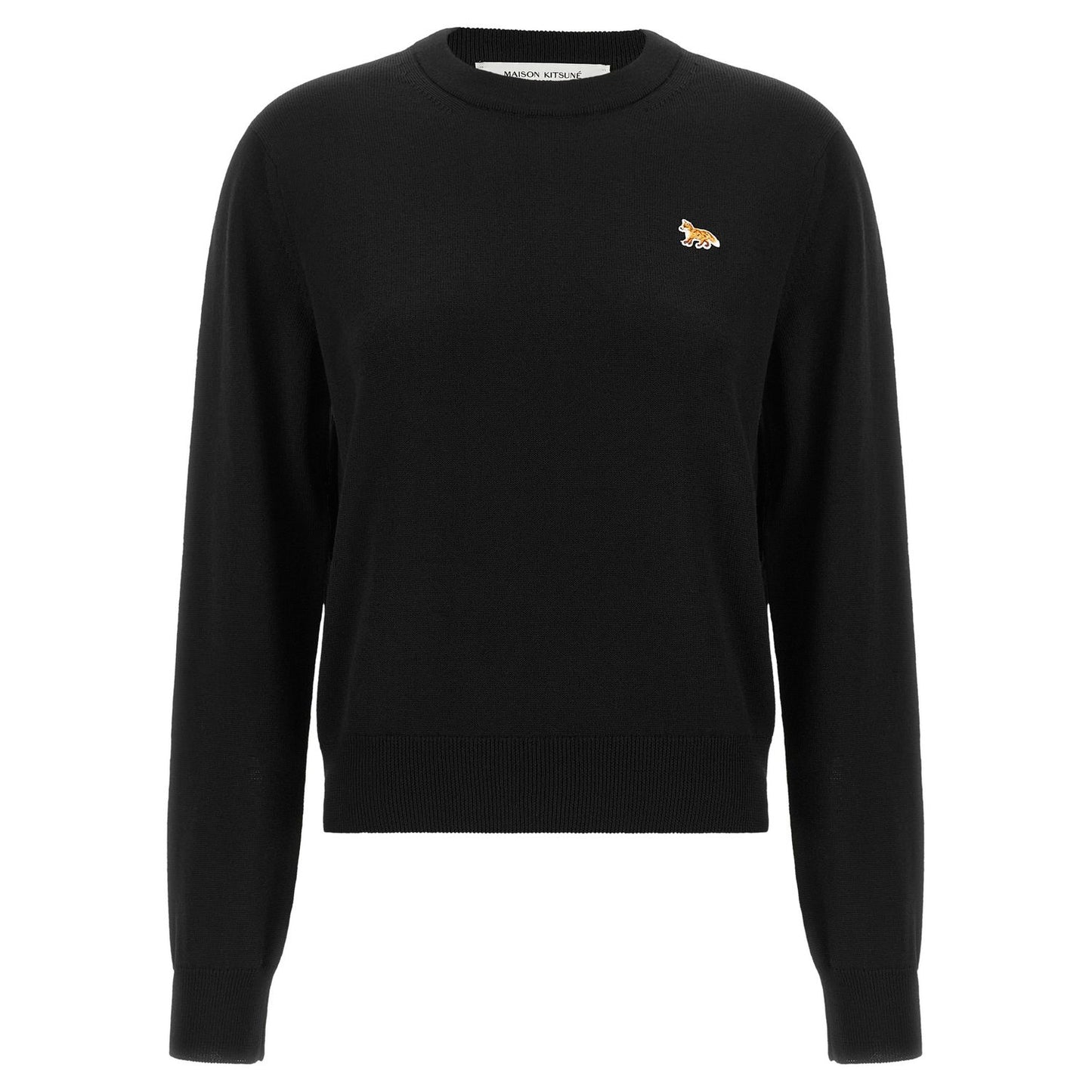 Maison Kitsuné Black Wool Cardigan